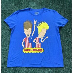 MTV Beavis And Butt-Head Mike Judge T-Shirt Adult 2XL Cartoon Tee